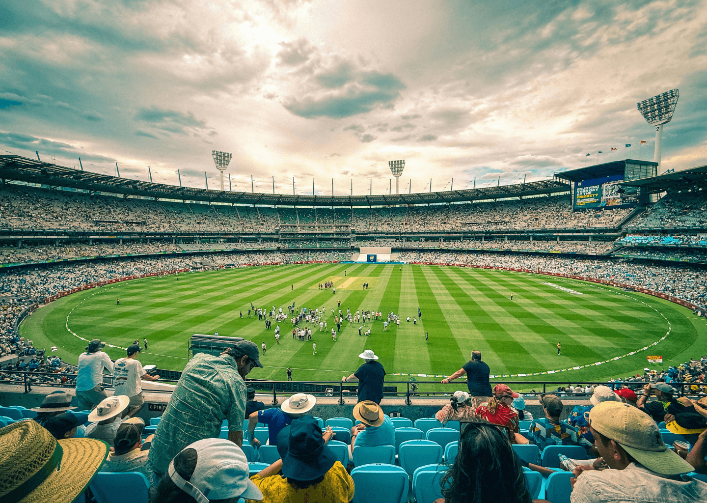 Cricket club website hero