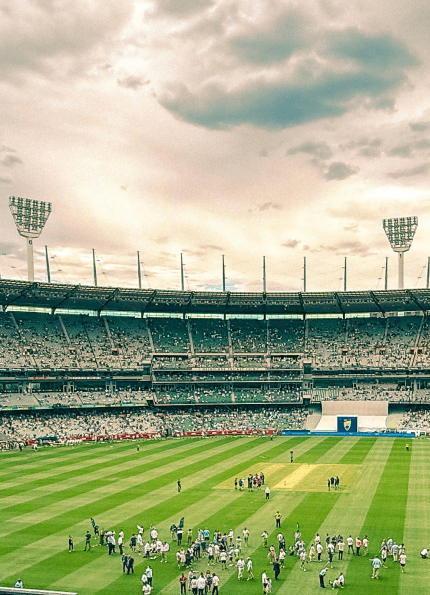 Cricket club website hero